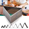 thumbnail image 3 of 7pcs 20-50mm Leather Triangular Cutting Dies Set for DIY Craft, 3 of 4