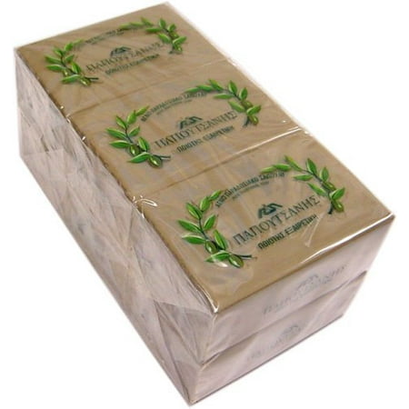 Organic Olive Oil Soap - Pure Organic Greek Olive Oil Face Skin & Body Soap 6 Pack by Papoutsanis