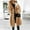 Brown, variant on Babysbule Winter Jackets for Women Womens Faux-Fur' Gilet Long Sleeve Waistcoat Body Warmer Hoodie Jacket Coat Outwear