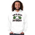 thumbnail image 5 of This Guy Loves Zombie Dead Hands Hoodie Hooded Sweatshirt Men Brisco Brands S, 5 of 6