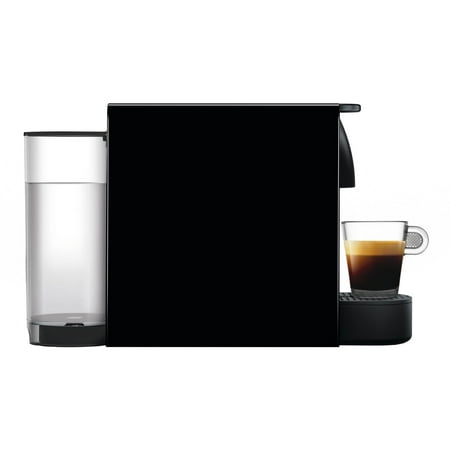 Nespresso - Essenza Mini Black by Breville with Aeroccino3 - Piano Black