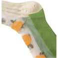 thumbnail image 5 of YooGuoGuo Women's 6 Pairs Sheer Mesh Floral Print Socks Transparent Soft Crew Socks, 5 of 6