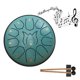 thumbnail image 1 of LUVCLS Tambor de lengüeta de acero de 6 pulgadas y 11 tonos, tambor de mano, baqueta, instrumento de percusión, 1 of 7