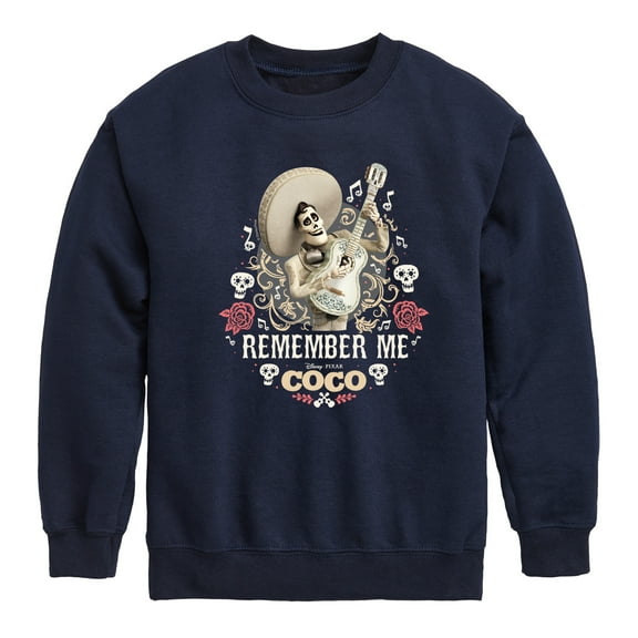 Coco - Remember Me Ernesto - Toddler And Youth Crewneck Fleece Sweatshirt