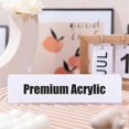 thumbnail image 2 of Acrylic Name Plate Holder Premium, 2x8 Inch,clear Acrylic Plastic Sign Holder Frame Wall Name Plate, 2 of 5