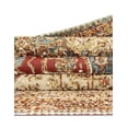 thumbnail image 3 of Unique Loom Outdoor Traditional Collection Area Rug - Temple (10'  Square Blue and Light Brown/Brown), 3 of 8