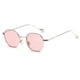 thumbnail image 4 of New Metal Frame Mirror Optical Sun Glasses Women Classic Hexagon Square Clear Sunglasses Men Fashion Brand Designer, 4 of 5