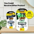 thumbnail image 2 of BIC Flex 3 Sensitive, Disposable Razors for Men, 8 Pack, 2 of 9
