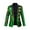Green, variant on UVEASISHA Men Party Blazer Jacket Sequin Slim Fit Stylish Tuxedo Hot Stamping Printed Single-breasted Suit Jackets for Dinner Prom Gold 3XL