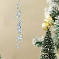 thumbnail image 4 of PRETXORVE Christmas Decor, Christmas Tree Decorations, Transparent Acrylic Snowflake Crystal Ice Lamp Bead Water Drop Hanging Beaded Christmas Tree Decoration, 4 of 6