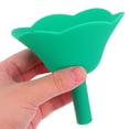 thumbnail image 5 of Masteelf 3pcs Silicone Flower Shaped Oil Funnel Set Easy Liquid Transfer Spill Proof Design Cooking Funnel For Oil Vinegar Soy Sauce Kitchen Use, 5 of 8