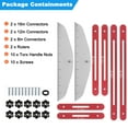 thumbnail image 5 of Uxcell Stair Tread Template Tool 9"to 54" Adjustable Length for Stair Treads, Red, 5 of 6