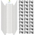 thumbnail image 1 of Refuerzo para invernaderos, abrazaderas en G de acero inoxidable 304 y abrazaderas superpuestas de vidrio de aluminio, materiales de alta calidad para una instalación rápida y prevención de la, 1 of 5