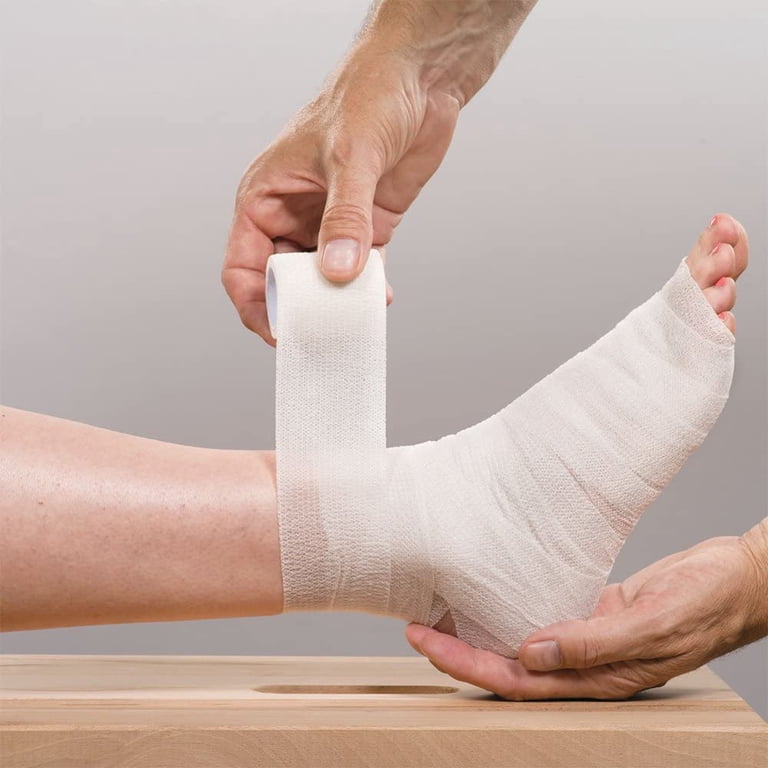 RISEN Cohesive Bandage,Self Adherent Wrap Medical Tape, Adhesive...