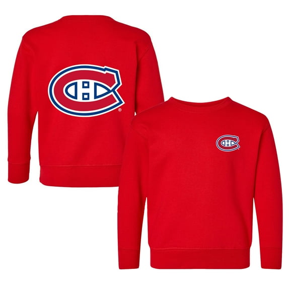 Toddler Chad & Jake Red Montreal Canadiens Pullover Sweatshirt
