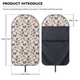 thumbnail image 7 of POLERO Front Seat Cover Machine Washable Plush Microfiber, Compatible with Van Truck Seat, for Cars Trucks SUVs, Multicolor Butterfly Print, 7 of 7