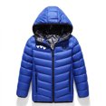 thumbnail image 5 of Odeerbi Kids Boys Girls Heated Jacket Winter Thermal Heated Coat Plus Size USB Intelligent Constant Temperature Heated Windproof Coat Children 3 Heated Jacket Kids Clothes Blue without Power Bank, 5 of 6