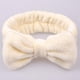 thumbnail image 2 of Diadema con lazo de lana de Coral liso para mujer y niña, banda para el pelo a rayas de leopardo, turbante para lavar la cara con lunares, 2 of 5
