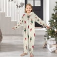 thumbnail image 6 of Soft Big Kids Onesie Pajamas Cozy Loose-Fit Jumpsuits for kids with Pockets for Christmas Lounge & Play Ribbons and Hearts Pattern, 6 of 8