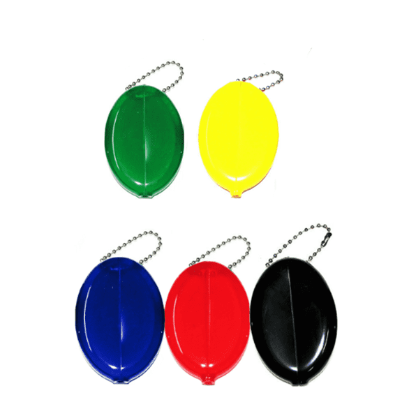 ICERUN 5Pcs Change Purse,Compact Coin Purse,Durable Squeeze Purses