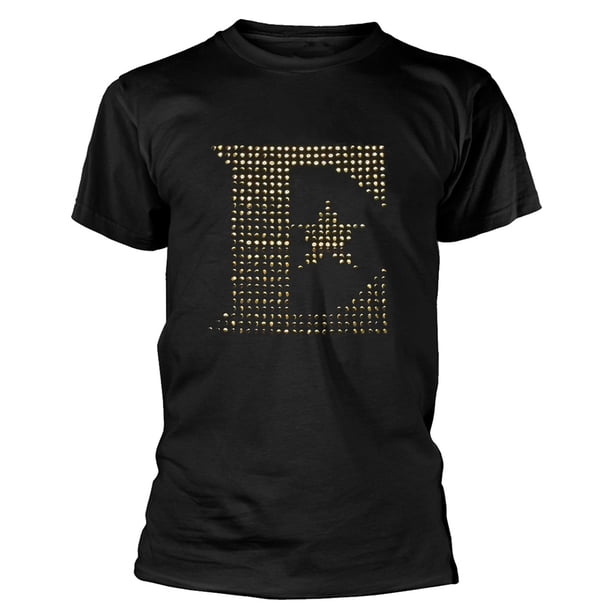 Elton John - Camiseta Adornado para Adultos Unisex (Negro)