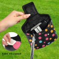 thumbnail image 4 of Haosy Colorful Polka Dots Golf Mallet Putter Cover Strong Magnetic Leather Golf Club Headcover Closure, 4 of 7