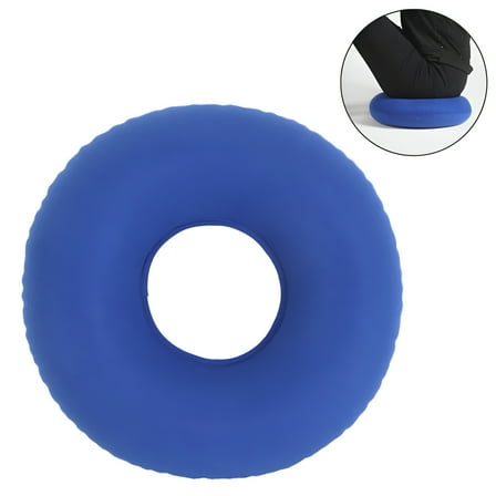 LAMIRO Donut Pillow Seat Cushion Orthopedic Design,Tailbone&Coccyx Memory Foam Pillow,Relieve Pain and Pressure for Hemorrhoid,Pregnancy Post Natal,Surgery,Sciatica,Navy Blue