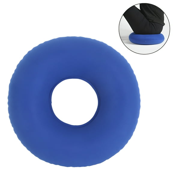 LAMIRO Donut Pillow Seat Cushion Orthopedic Design,Tailbone&Coccyx Memory Foam Pillow,Relieve Pain and Pressure for Hemorrhoid,Pregnancy Post Natal,Surgery,Sciatica,Navy Blue