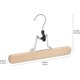 thumbnail image 5 of Juego de 10 perchas de madera para pantalones, color natural, 5 of 5