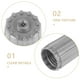 thumbnail image 2 of BRIGHTFUFU 10 tapones de plástico para válvulas de neumáticos de coche, bicicleta y motocicleta con anillos de sellado para evitar fugas de aire., 2 of 7