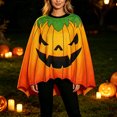 thumbnail image 2 of DHFJKG Women Ghost Poncho Halloween, Pumpkin Poncho For Women, Spooky Halloween Party Accessory, 2 of 4