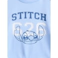 thumbnail image 5 of Stitch Toddler & Big Girls Active Graphic Sweatshirt with Long Sleeves, Sizes 12M-12, 5 of 9