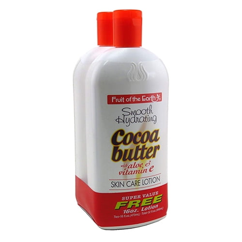 Fruit Of The Earth Bogo Lotion Cocoa Butter With Aloe and VitaminE, 16