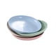 thumbnail image 2 of Inteprter Platos de plástico de 4 Uds., de postre de escritorio de Color puro, bandeja de cena de salsa de postre de fruta moderna ligera Mostrada 4 piezas/25 cm/caja de paquete Inteprter HA066472-02, 2 of 6
