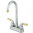 thumbnail image 5 of Kingston Brass GKB498 Magellan 4-Inch Bar Faucet, Satin Nickel, 5 of 7
