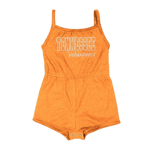 Girls Infant Colosseum Tennessee Orange Tennessee Volunteers Elemental Tank Romper