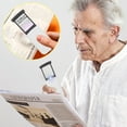 thumbnail image 3 of potrochi LED Lighted Slide-Out Aspheric Magnifier , Magnifying Glass with Light, Foldable Handheld Magnifying Glass for Close Work, Seniors Reading, Powered by Battery, 3 of 7