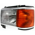 thumbnail image 3 of For Ford Bronco 1987-1991 Headlight Assembly Driver and Passenger Side | Pair | Bulbs Included w/Bright Trim Black | Includes Park Light | Replacement For FO2502105, FO2503105 | E9TZ13008F, E9TZ13008, 3 of 5