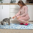 thumbnail image 3 of Pioneer Flower Floral Print Pattern Kitchen Rugs Sets Of 2,Anti Fatigue Kitchen Mat Rugs Non Slip Washable,Decorative Kitchen Floor Mats for Kitchen,Sink,Laundry,17"x30"+17"x47", 3 of 7