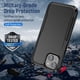 thumbnail image 4 of Entronix Funda Resistente Diseñada para iPhone 14, Cubierta Protectora a Prueba de Golpes de Triple Capa, Color Negro, 4 of 10