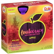 (2 pack) (2 Pack) Dole Squish'ems! Apple Squeezable Fruit Pouches, 3.2 oz, 4 ct