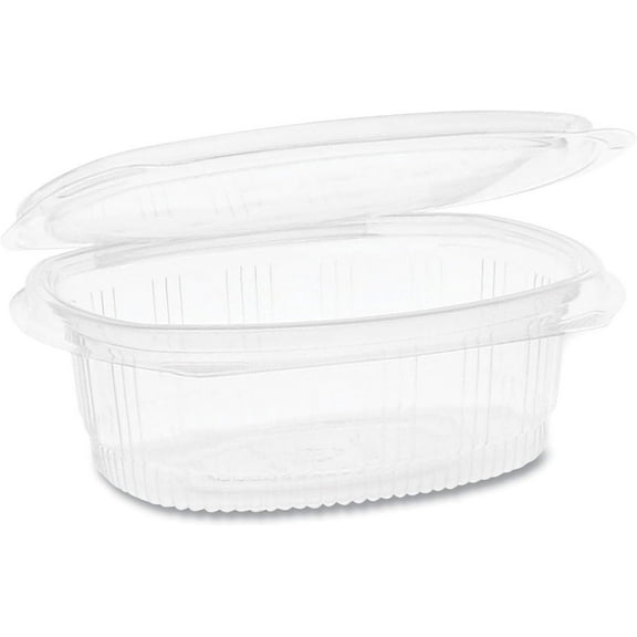 EarthChoice PET Hinged Lid 16 oz Deli Container Clear 200/Carton 0CA910160000