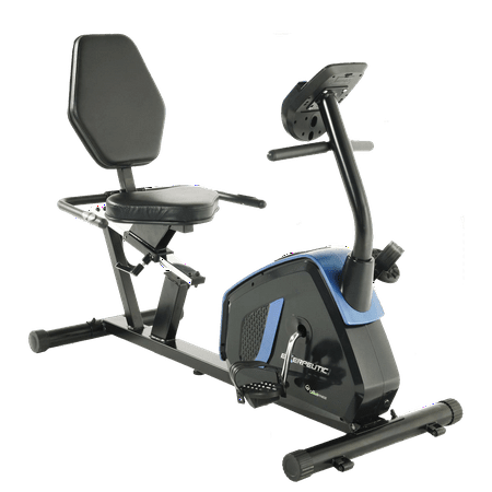 Exerpeutic Bluetooth Easy "Step Thru" Magnetic Recumbent Exercise Bike with Extended 310lbs Weight Cap and My cloud fitness App
