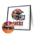 thumbnail image 2 of Diamond Painting San Francisco 49ers 5D DIY Full Round Drill Home Decor (sz3265) FLhrweasw Nuevo, 2 of 9