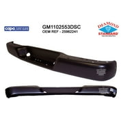 CAPA for 2024-2024 Express 2500 Rear Step Bumper Face Bar Black