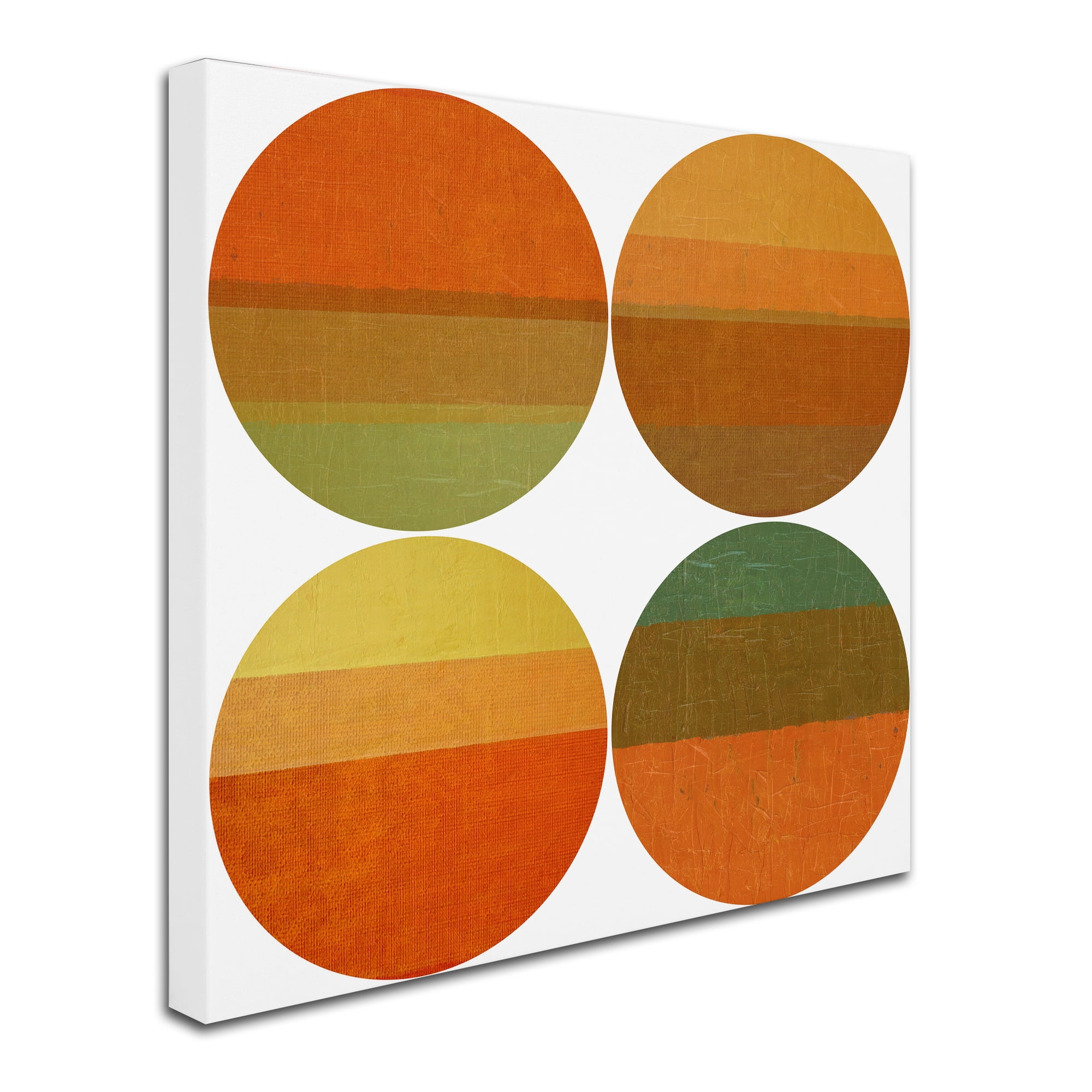 Trademark Fine Art "Four Suns" Canvas Art by Michelle Calkins