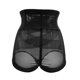thumbnail image 3 of Black Size XXL High Waist Semi Sheer Body Shaper Belly Control Shaping Shapewear Panty Underwear Unique Bargains fajas, 3 of 7