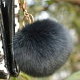 thumbnail image 6 of NUZYZ Furry Ball Keychain Key Hanging Accessory for Bag Xmas Festival, 6 of 8