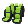 thumbnail image 1 of Funda de asiento Universal Unique Bargains Completo Kit para Coche SUV Negro Verde, 1 of 8
