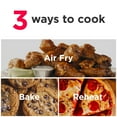 thumbnail image 3 of Frigidaire 5.3 QT. Air Fryer with Touch Controls, 3-in-1 Air Fry, Bake, and Reheat, 400°F, Non-Stick, Black, 3 of 16